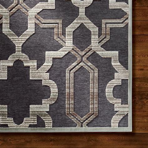 Josette High-low Area Rug Beige Rug, Beige Color, Easy Care Rug, Trellis Design, Frontgate ...