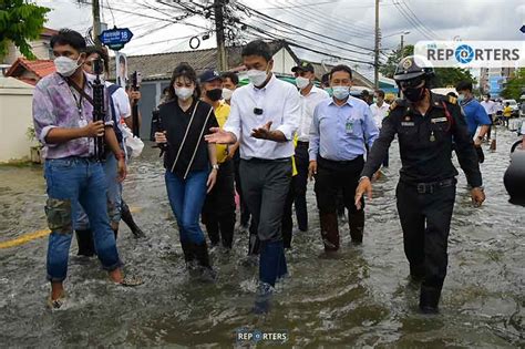 ‘ชัชชาติ ตรวจพื้นที่ถนนช่างอากาศอุทิศ คลองเปรมประชากร The Reporters