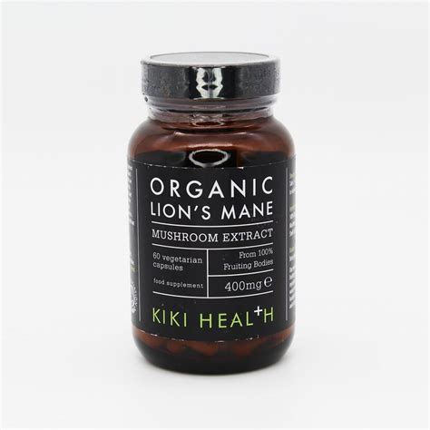 Kiki Health Organic Lion S Mane Mushroom Extract 60s Organic To