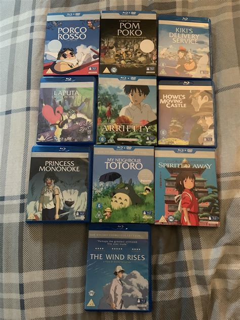 Studio Ghibli collection in progress : r/dvdcollection