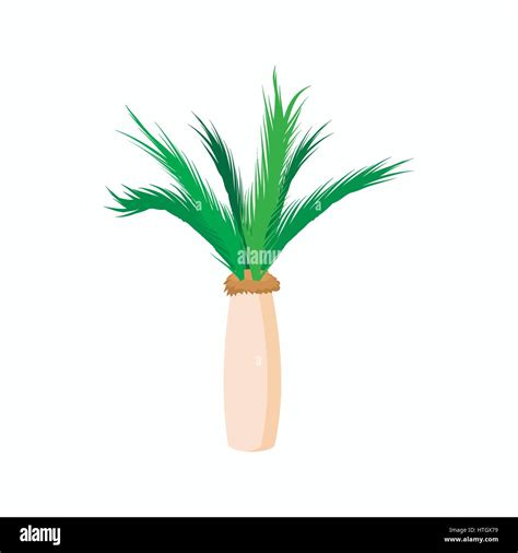 Date palm tropical tree icon, cartoon style Stock Vector Image & Art ...