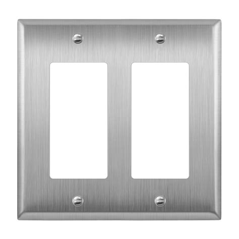 Gang Stainless Steel Decorator Wall Plate Topgreener