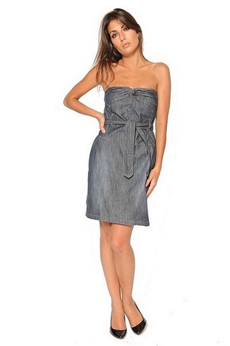 Robe Bustier En Jean