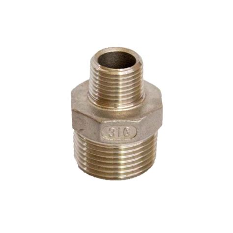 Stainless Steel Hex Reducing Nipples Commercial Industrial Gauges