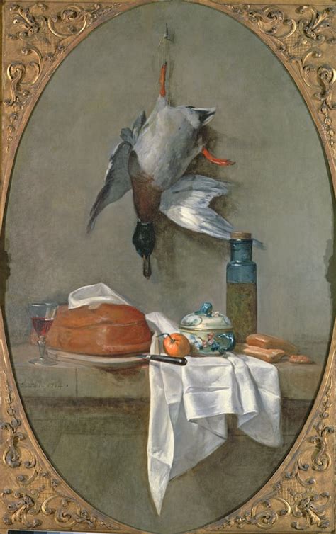 Stilleben Mit Ente 1764 Von Jean Baptiste Simeon Chardin