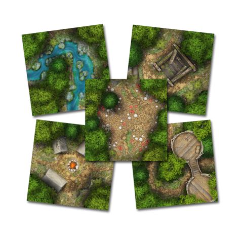 Map Tiles Forests Kobold Press Store