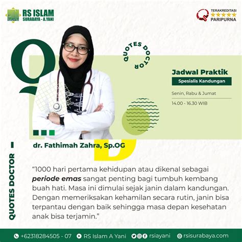 Quotes Dokter – RS Islam Surabaya