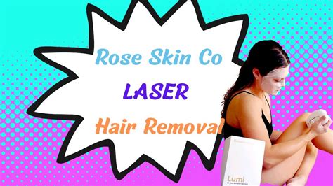 Rose Skin Co Lumi IPL Laser Hair Removal HONEST Review Session 1 At