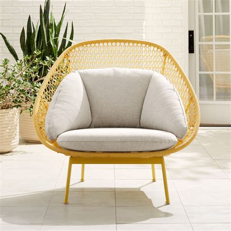 West Elm Paradise Outdoor Lounge Chair - AptDeco