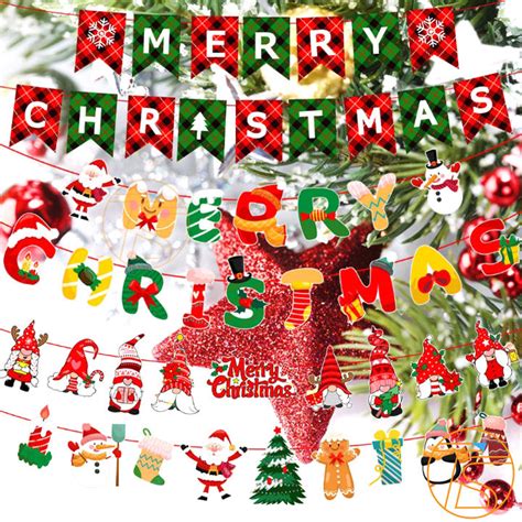 Dây treo trang trí noel giáng sinh chữ merry christmas - Phụ kiện decor ...