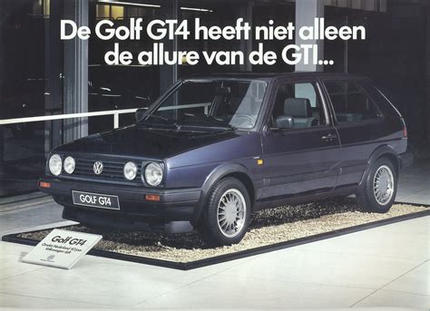 TheSamba VW Archives 1988 VW Golf GT4 Brochure Dutch