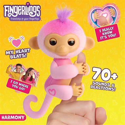 New Fingerlings Interactive Baby Monkey toys 2023 - YouLoveIt.com