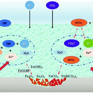 Schematic Diagram Of The Electrochemical Corrosion Process Of O 2 And