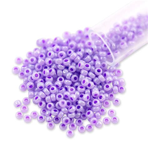 Miyuki Round Rocaille Seed Bead Ceylon Lilac Michaels