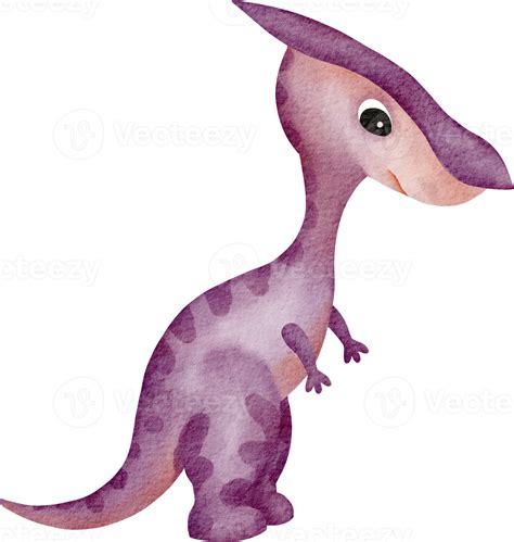 Watercolor Cute Dinosaur 16537839 Png