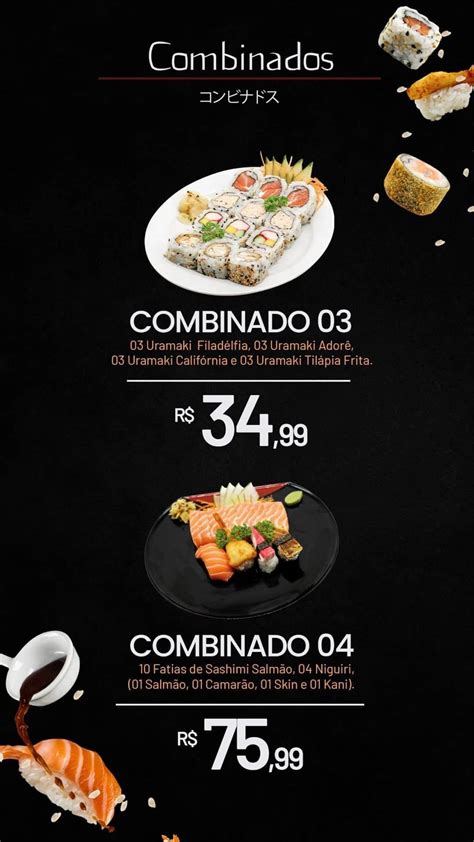 Menu Em Sumida Sushi Campo Grande MS Restaurante Campo Grande