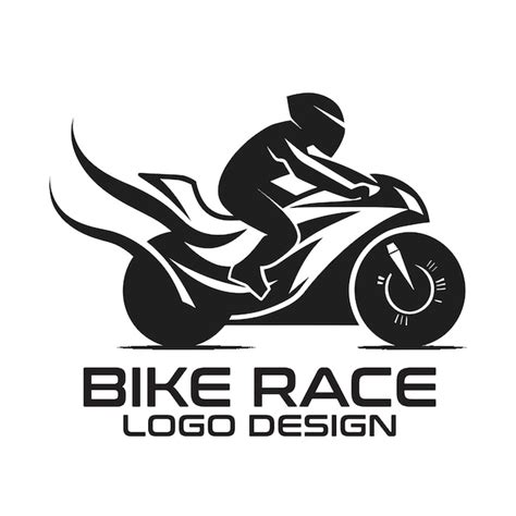 Premium Vector | Bike race vector logo design