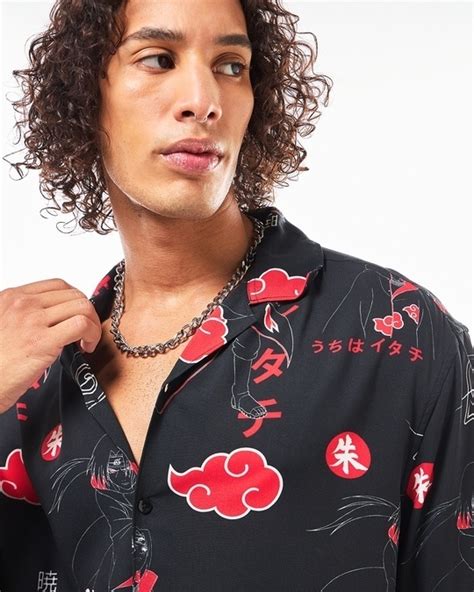 Buy Men S Black All Over Printed Oversized Shirt Online At Bewakoof