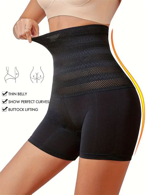 High Waist Shaping Panties Breathable Tummy Control Temu