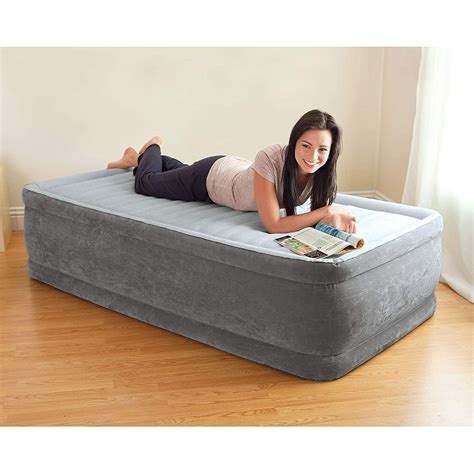 Intex 67765ed Comfort Plush Airbed Quickfill Plus Internal Pump