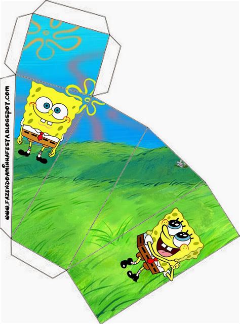 Cajas De Bob Esponja Para Imprimir Gratis Ideas Y Material Gratis