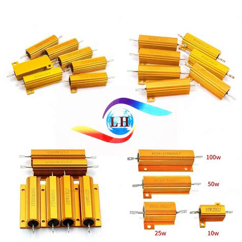 Buy Gold Aluminum Wirewound Resistor Rx24 100w 10r From Shenzhen Wang