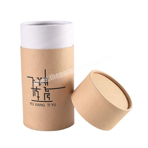 Tea Paper Tube Packaging Cardboard Cylinder Box For Packaging