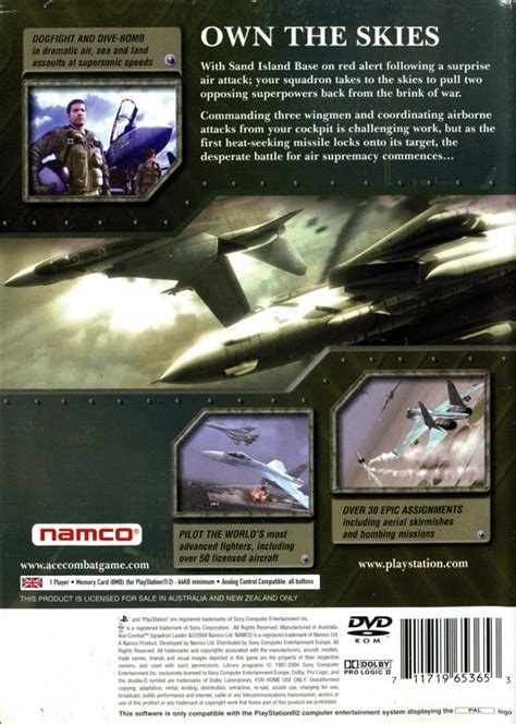 Ace Combat 5 The Unsung War 2004 PlayStation 2 Box Cover Art MobyGames