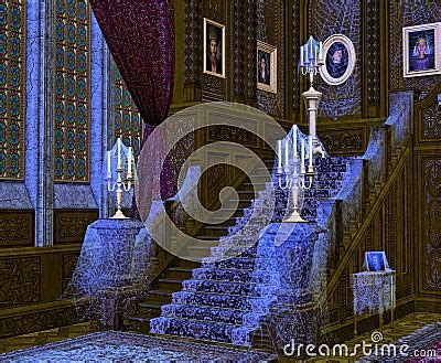 Interior Of Spooky Mansion. Royalty Free Stock Photo - Image: 11109965