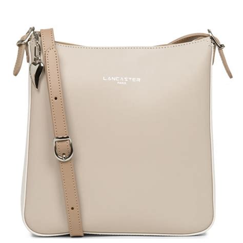 Lancaster Constance Sac Porté Travers 437 09 Galet Rose Ecru Nude