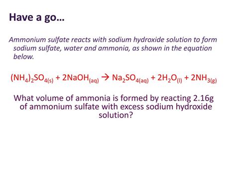 Do Now Write The General Equation For The Following Reactions Ppt