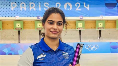 Manu Bhaker Eyes Second Olympic Medal In 10m Air Pistol Mixed Team Event