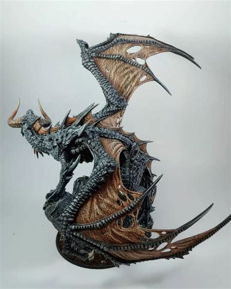 Black Dragon miniature - DnD miniatures RPG dungeons and dragons D&D ...