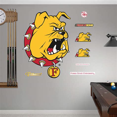 Ferris State Bulldogs Logo Wall Decal | Shop Fathead® for Ferris State ...