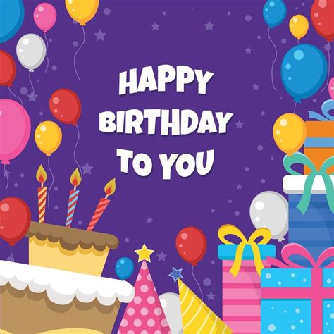 Happy Birthday Illustration 2381191 Vector Art At Vecteezy