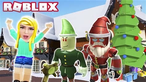 Roblox ESCAPE DA FÁBRICA do PAPAI NOEL Escape Santa s Workshop Obby