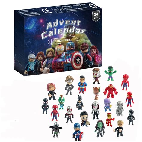 Calendário Avengers Vingadores Titan Hero Calendário Advento 24