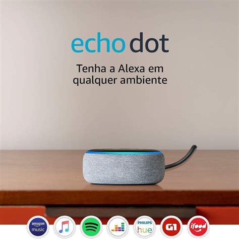 Caixa De Som Echo Dot Alexa Gera O Parcelamento Sem Juros