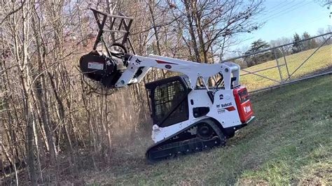 Bobcat T770 Forestry Mulching Youtube