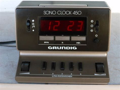 Radio GRUNDIG Sono Clock 450 Ceas Digital Vintage 1985 Germany Audioweb