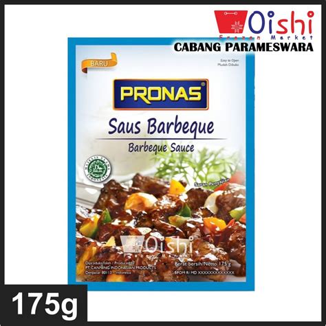 Jual Pronas Sauce Teriyaki Asam Manis Barbeque G Shopee Indonesia