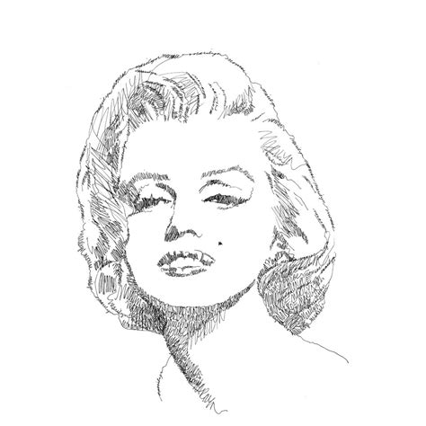 Marilyn Monroe Coloring Pages At Free Printable