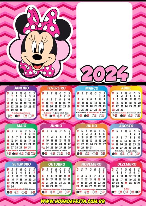 A Calendar With Minnie Mouse On It For The 2012 2013 School Year In