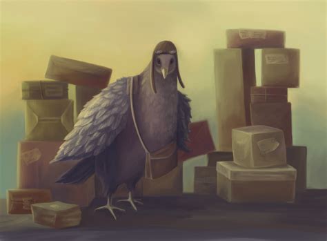 Messenger-pigeon by Fiction69 on DeviantArt