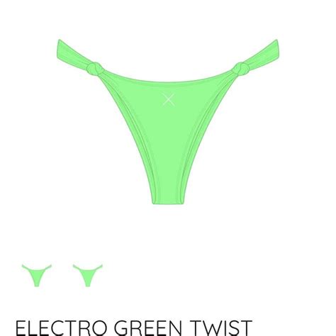 Women S Green Bikini And Tankini Bottoms Depop