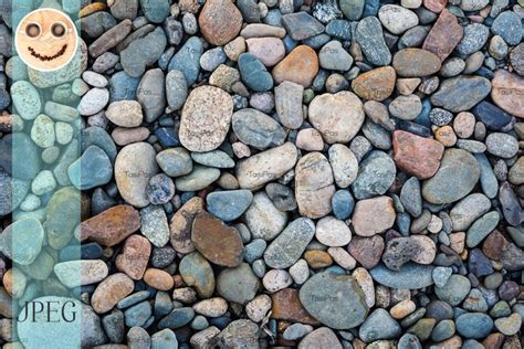 Pebble stones texture background