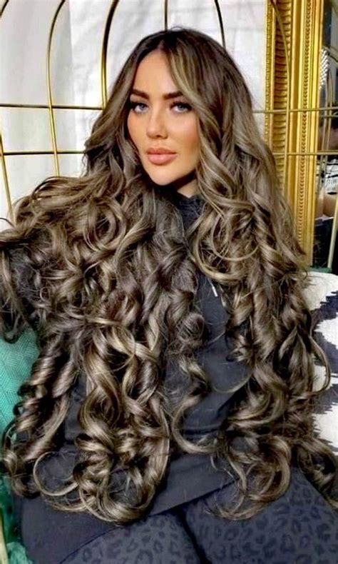 Pin By Tara Wilson On Curly In 2023 Long Wavy Hair Big Curls For