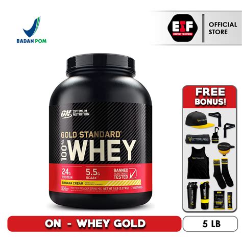 Jual On Optimum Nutrition Whey Gold Standard 5 Lbs 2 270 Gram