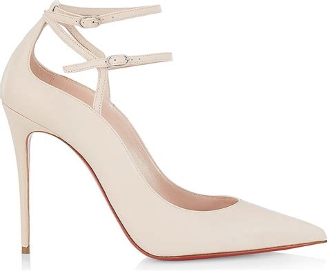 Christian Louboutin Conclusive Mm Leather Stiletto Pumps Shopstyle