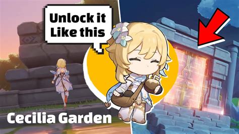 How To Unlock Cecilia Garden Puzzle Domain Of Forgery In Genshin